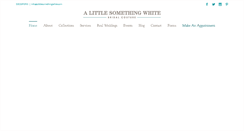 Desktop Screenshot of alittlesomethingwhite.com